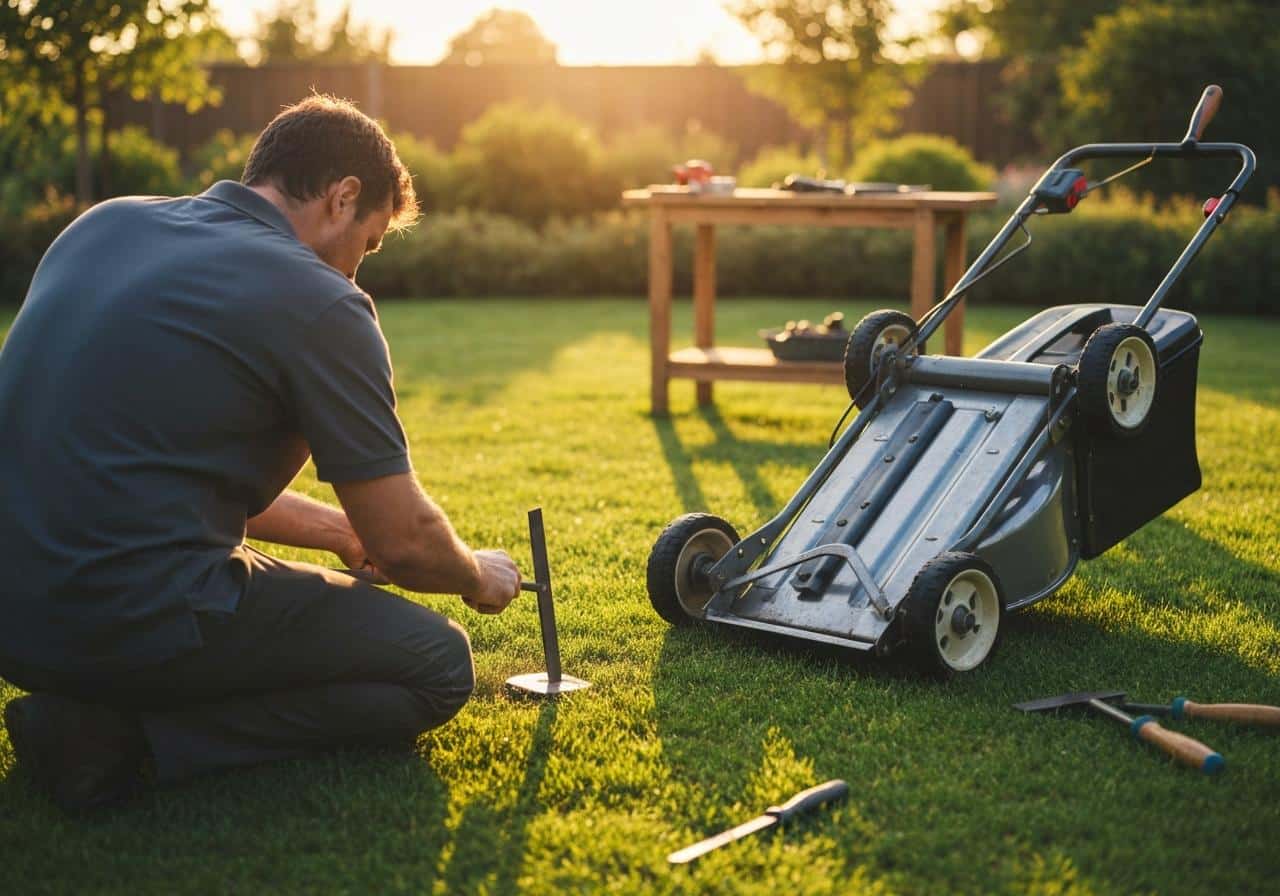 Comment entretenir et affûter une tondeuse à gazon pour une coupe nette
