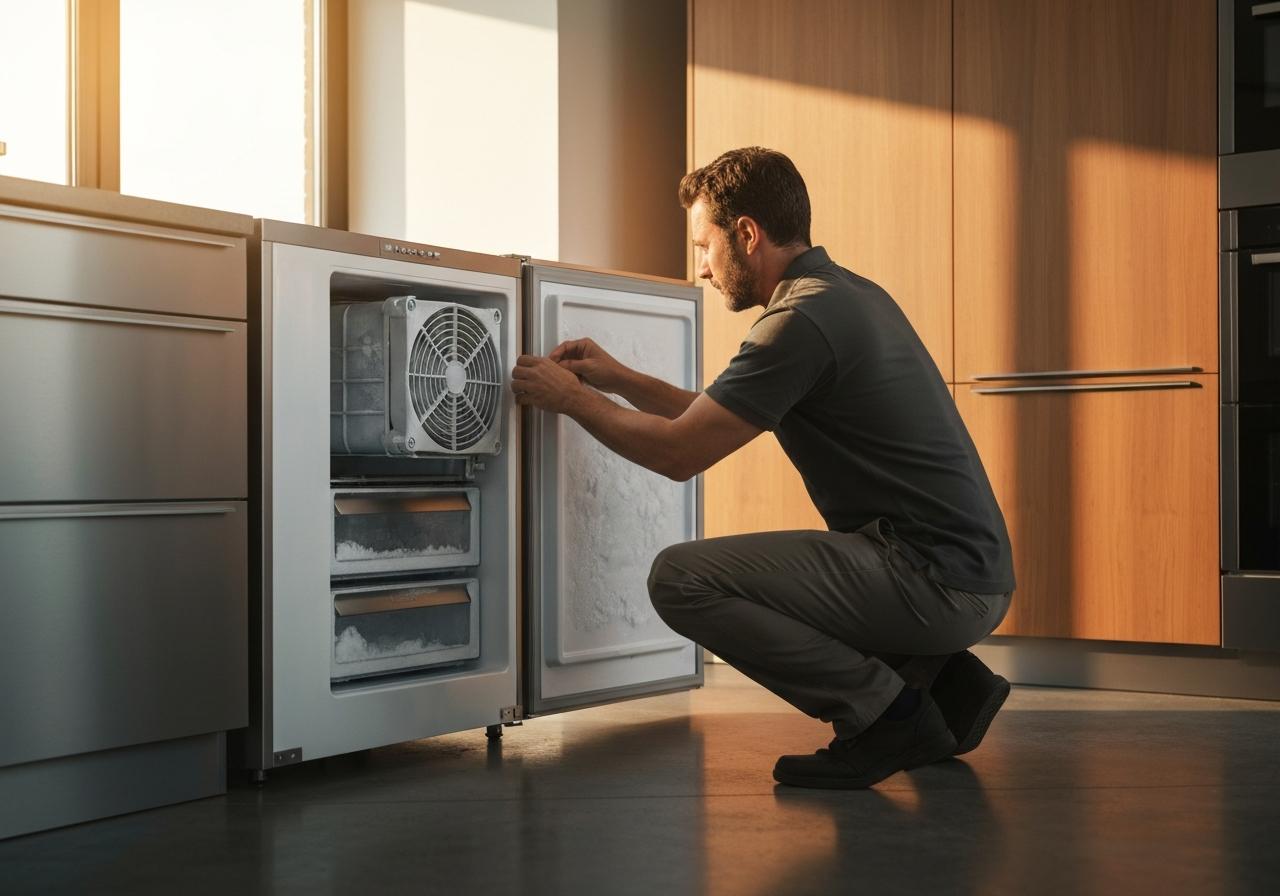 Ventilateur de congélateur qui ne tourne plus : causes et remplacement de la pièce