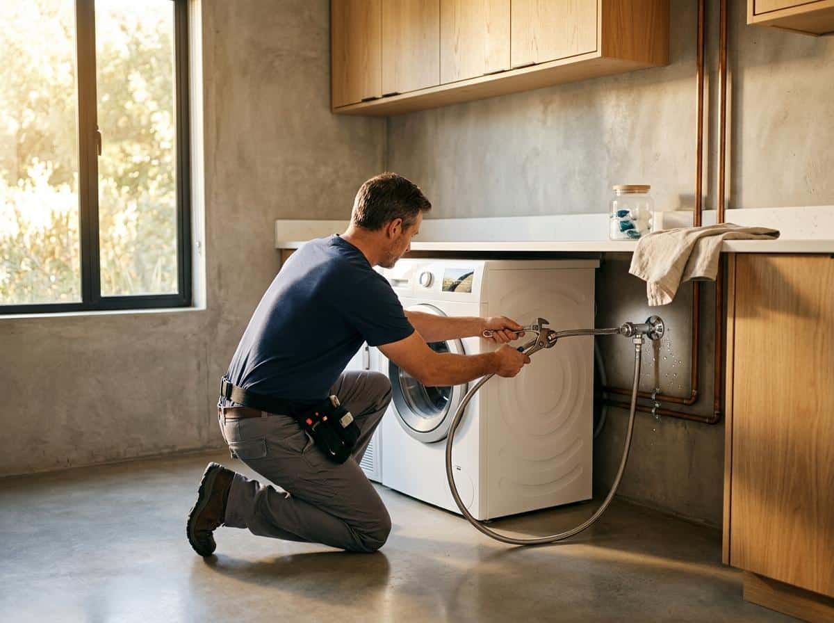 Tuyau d'alimentation machine à laver : comment le changer quand il fuit