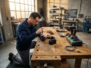 visseuse sans fil ne charge plus : causes et solutions pour récupérer la batterie