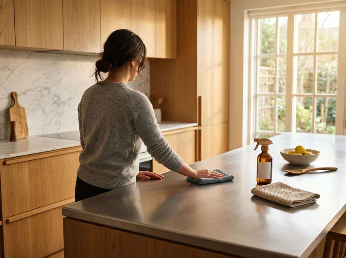 Nettoyer un plan de travail en inox sans le rayer : produits et méthodes