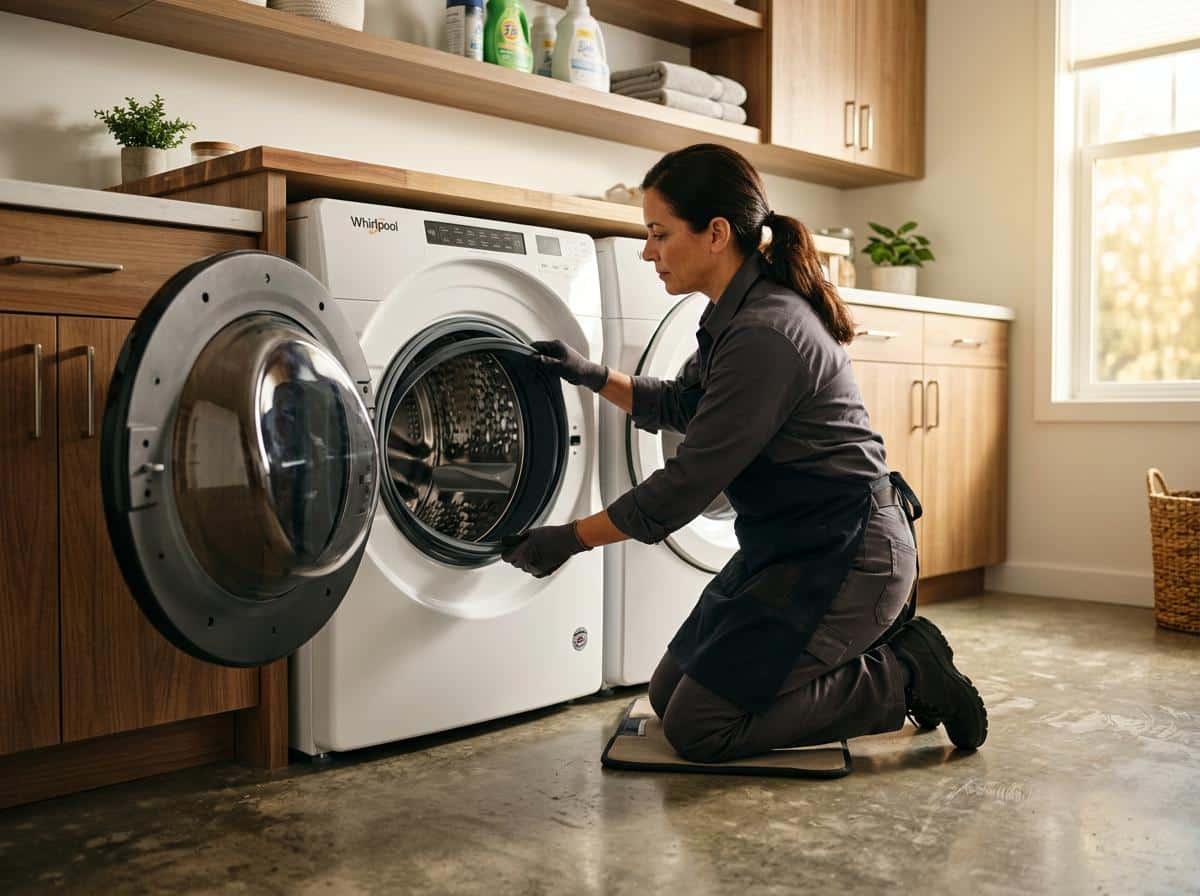 changer les joints de hublot lave-linge Whirlpool : guide d'installation étape par étape