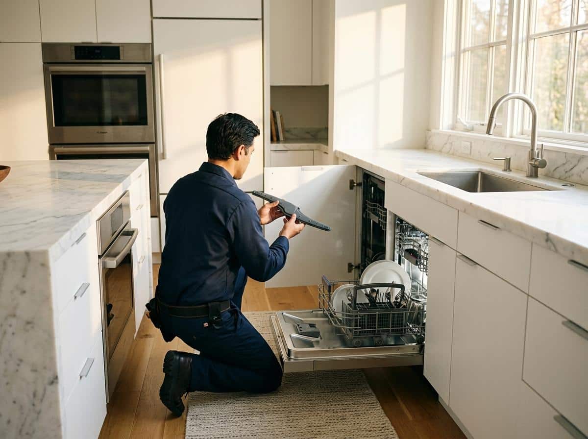 Bras de lavage lave-vaisselle cassé ou obstrué : quelle pièce détachée choisir et comment l'installer