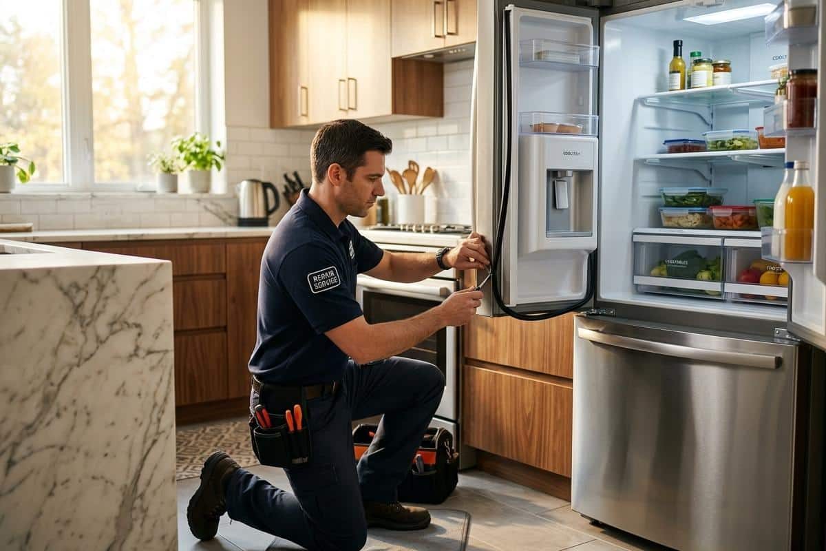 Changer le joint de porte d'un réfrigérateur : étapes et compatibilité des pièces