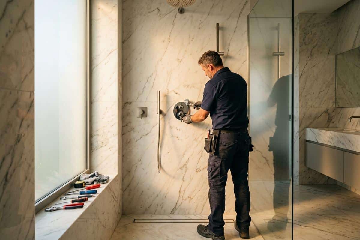 Comment installer un mitigeur thermostatique dans une douche italienne ?