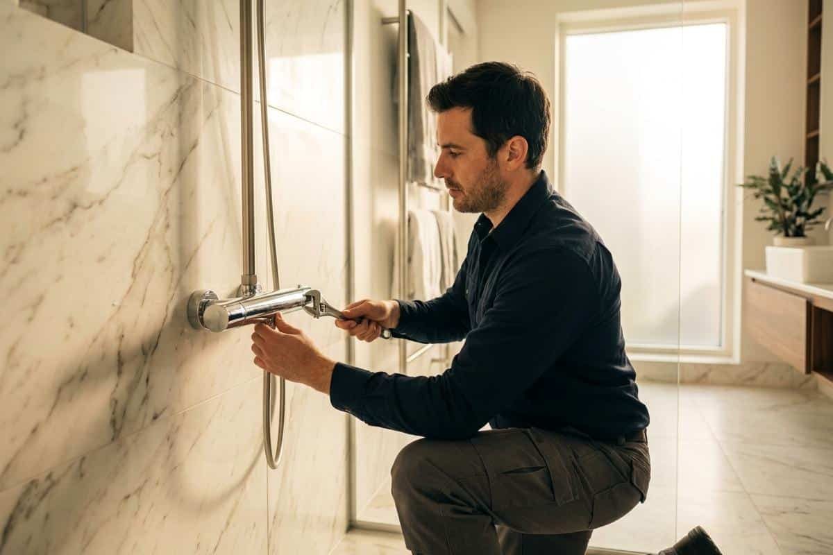 Comment remplacer un robinet mitigeur de douche soi-même ?
