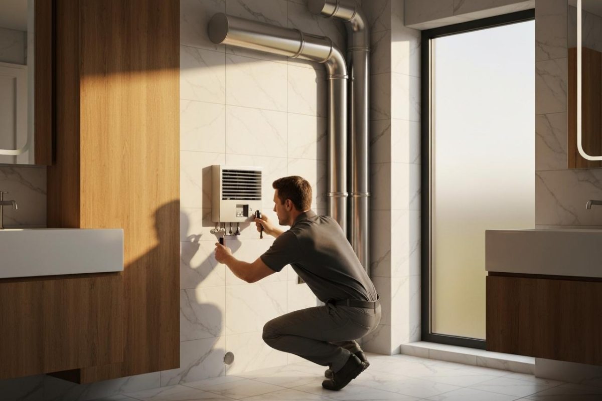 Ventilation mécanique contrôlée en salle de bain : entretien et remplacement des pièces défectueuses